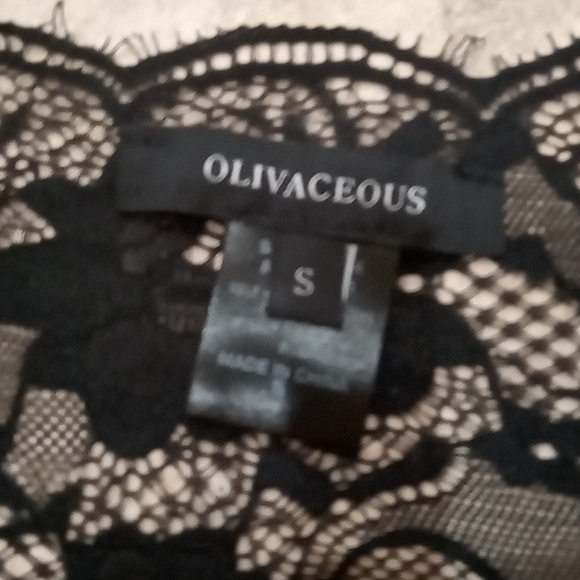 Nwot lace back black bodysuit - Picture 2 of 4